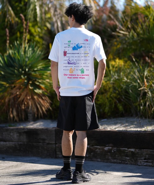 THE NORTH FACE(ザノースフェイス)の「THE NORTH FACE/ノースフェイス メンズ 半袖Tシャツ ショートスリーブTシャツ NT32643(Tシャツ/カットソー・メンズ・ホワイト/ブラック・XXL/XL/S/L/M)」の6枚目の写真