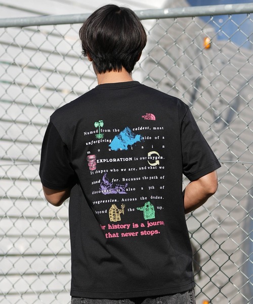 THE NORTH FACE(ザノースフェイス)の「THE NORTH FACE/ノースフェイス メンズ 半袖Tシャツ ショートスリーブTシャツ NT32643(Tシャツ/カットソー・メンズ・ホワイト/ブラック・XXL/XL/S/L/M)」の8枚目の写真
