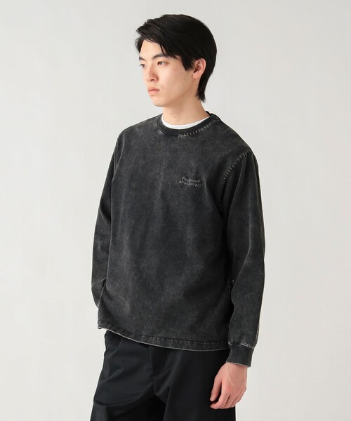 BEAMS HEART(ビームスハート)の「【6/18値下げ】スノーウォッシュ ステッチ ロングスリーブ カットソー(ユニセックス)(Tシャツ/カットソー・メンズ・ブラック/ブラウン・MEDIUM/LARGE/SMALL)」の12枚目の写真