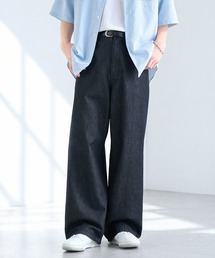 セール】Wide straight gradation denim / ワイドストレート