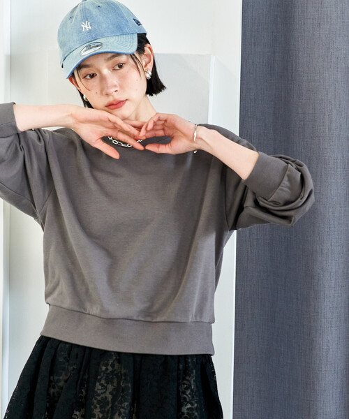 FREAK'S STORE(フリークスストア)の「【セットアイテム】レイヤード キャミソールセット スウェットプルオーバー(スウェット・レディース・ブラック/チャコールグレー/ライトグレー・フリ-)」の21枚目の写真