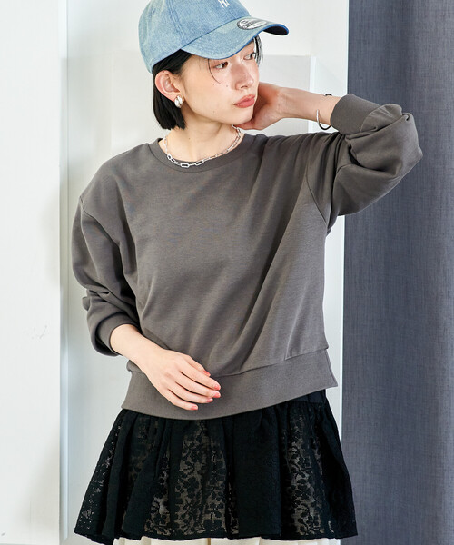 FREAK'S STORE(フリークスストア)の「【セットアイテム】レイヤード キャミソールセット スウェットプルオーバー(スウェット・レディース・ブラック/チャコールグレー/ライトグレー・フリ-)」の19枚目の写真