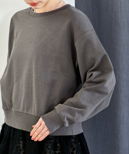 FREAK'S STORE(フリークスストア)の「【セットアイテム】レイヤード キャミソールセット スウェットプルオーバー(スウェット・レディース・ブラック/チャコールグレー/ライトグレー・フリ-)」の13枚目の写真