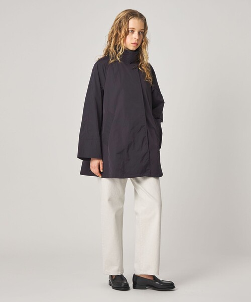 Steven Alan（スティーブンアラン）の「＜Steven Alan＞ナイロン テント ショート コート（ステンカラーコート・レディース・ネイビー/グレー・S/M/L）」の4枚目の写真