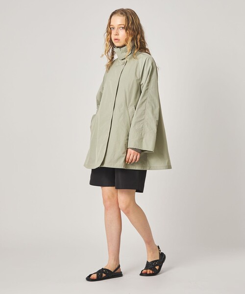 Steven Alan（スティーブンアラン）の「＜Steven Alan＞ナイロン テント ショート コート（ステンカラーコート・レディース・ネイビー/グレー・S/M/L）」の10枚目の写真