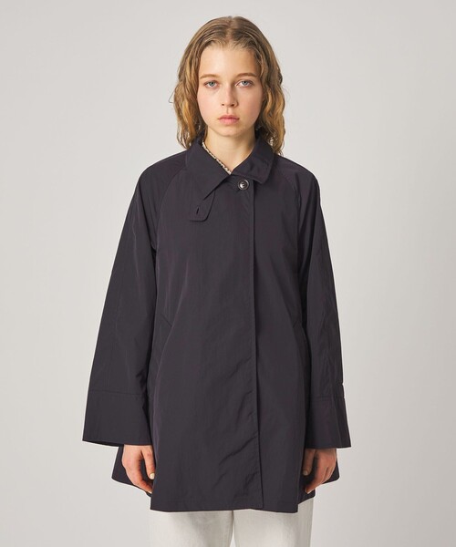 Steven Alan（スティーブンアラン）の「＜Steven Alan＞ナイロン テント ショート コート（ステンカラーコート・レディース・ネイビー/グレー・S/M/L）」の11枚目の写真