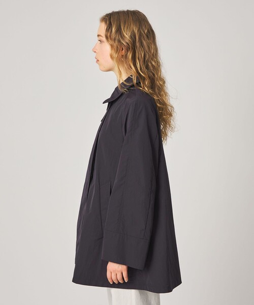 Steven Alan（スティーブンアラン）の「＜Steven Alan＞ナイロン テント ショート コート（ステンカラーコート・レディース・ネイビー/グレー・S/M/L）」の12枚目の写真