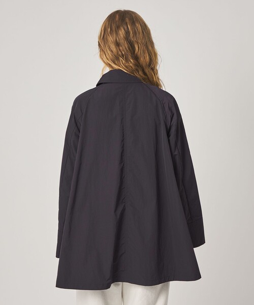 Steven Alan（スティーブンアラン）の「＜Steven Alan＞ナイロン テント ショート コート（ステンカラーコート・レディース・ネイビー/グレー・S/M/L）」の13枚目の写真