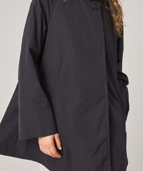 Steven Alan（スティーブンアラン）の「＜Steven Alan＞ナイロン テント ショート コート（ステンカラーコート・レディース・ネイビー/グレー・S/M/L）」の17枚目の写真