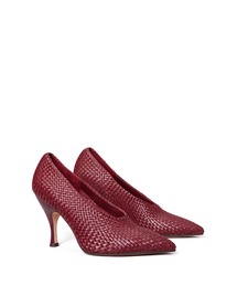 ウーブン パンプス