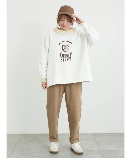 Samansa Mos2（サマンサ モスモス）の「バックリボンアソートキャップ（ハット・レディース・ブラウン/ラベンダー/ベージュ・F）」の7枚目の写真