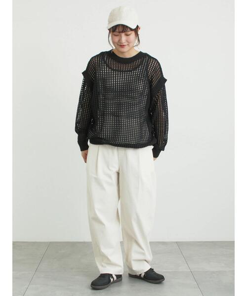 Samansa Mos2（サマンサ モスモス）の「バックリボンアソートキャップ（ハット・レディース・ブラウン/ラベンダー/ベージュ・F）」の11枚目の写真