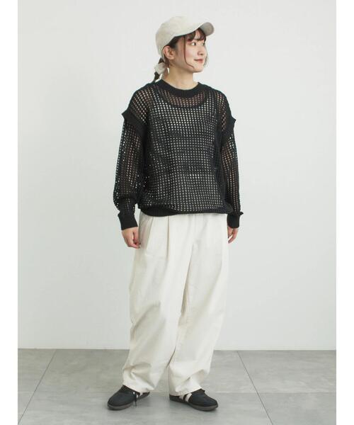 Samansa Mos2（サマンサ モスモス）の「バックリボンアソートキャップ（ハット・レディース・ブラウン/ラベンダー/ベージュ・F）」の12枚目の写真