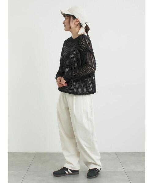 Samansa Mos2（サマンサ モスモス）の「バックリボンアソートキャップ（ハット・レディース・ブラウン/ラベンダー/ベージュ・F）」の13枚目の写真