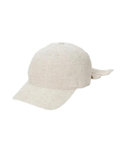 Samansa Mos2（サマンサ モスモス）の「バックリボンアソートキャップ（ハット・レディース・ブラウン/ラベンダー/ベージュ・F）」の14枚目の写真