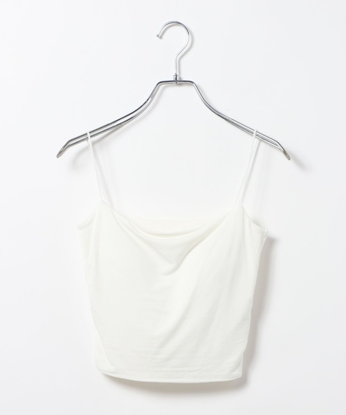 3.3 Field Trip （3.3フィールドトリップ）の「3.3 Field Trip／シンプルカップ付きキャミ（キャミソール・レディース・ブラック/オフホワイト・FREE）」の17枚目の写真