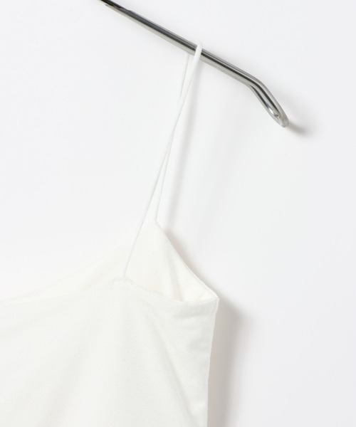 3.3 Field Trip （3.3フィールドトリップ）の「3.3 Field Trip／シンプルカップ付きキャミ（キャミソール・レディース・ブラック/オフホワイト・FREE）」の10枚目の写真