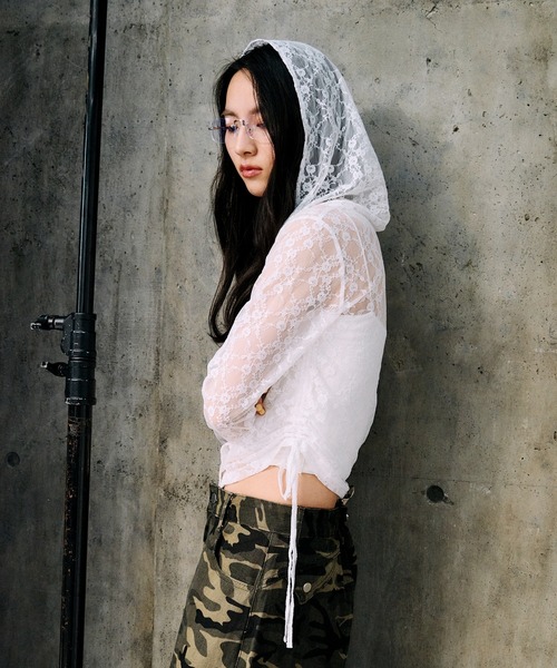 3.3 Field Trip （3.3フィールドトリップ）の「3.3 Field Trip／シンプルカップ付きキャミ（キャミソール・レディース・ブラック/オフホワイト・FREE）」の18枚目の写真