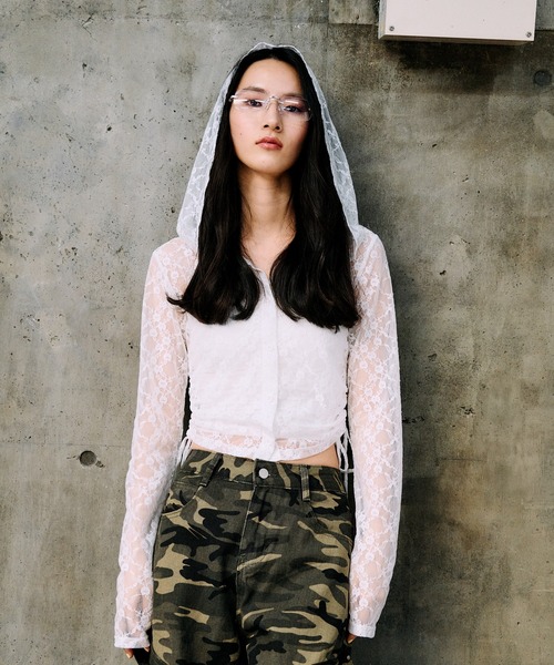 3.3 Field Trip （3.3フィールドトリップ）の「3.3 Field Trip／シンプルカップ付きキャミ（キャミソール・レディース・ブラック/オフホワイト・FREE）」の19枚目の写真