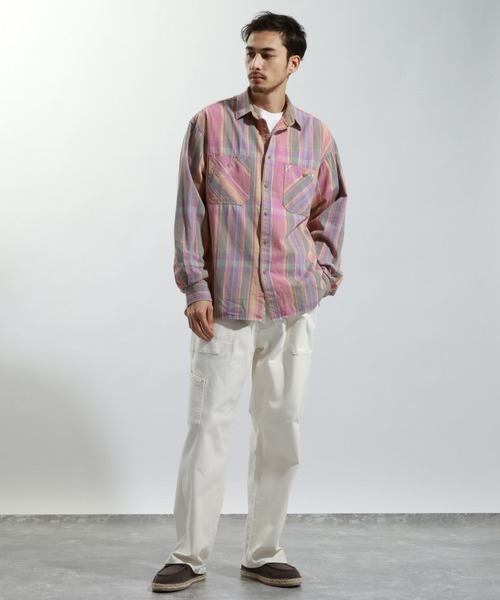 BAYFLOW(ベイフロー)の「Brightdaysアソート柄シャツ(シャツ/ブラウス・メンズ・ブルー/ピンク・MEDIUM/LARGE)」の10枚目の写真