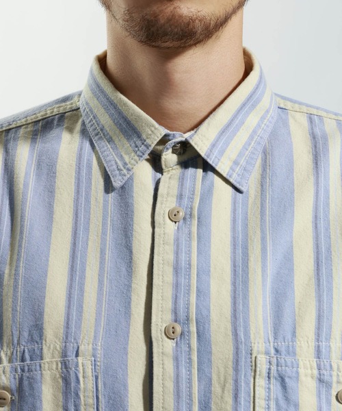 BAYFLOW(ベイフロー)の「Brightdaysアソート柄シャツ(シャツ/ブラウス・メンズ・ブルー/ピンク・MEDIUM/LARGE)」の5枚目の写真