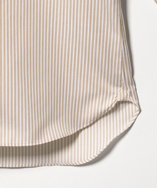 UNITED ARROWS（ユナイテッドアローズ）の「イージーケア AG ファンシーストライプ ラウンドレギュラーカラー シャツ ー抗菌防臭ー（シャツ/ブラウス・メンズ・ブラウン系・40cm/39cm/41cm/38cm）」の8枚目の写真
