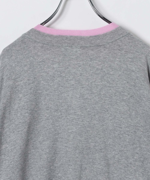 LEPSIM(レプシィム)の「12ゲージ配色レイヤーカーディガン 653190(カーディガン/ボレロ・レディース・ライトグレー/ブルー/ブラック・FREE)」の21枚目の写真