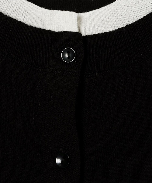 LEPSIM(レプシィム)の「12ゲージ配色レイヤーカーディガン 653190(カーディガン/ボレロ・レディース・ライトグレー/ブルー/ブラック・FREE)」の22枚目の写真