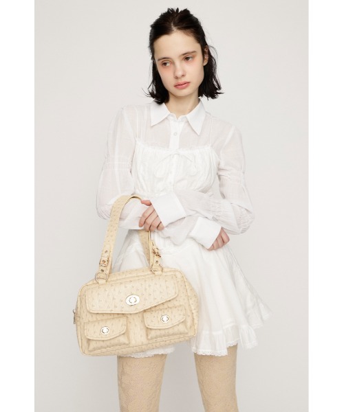 SLY(スライ)の「POCKET HAND BAG ポケットハンドバッグ(ハンドバッグ・レディース・ベージュ/ブラック/ライトグリーン・FREE)」の18枚目の写真