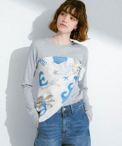 URBAN RESEARCH Sonny Label(アーバンリサーチサニーレーベル)の「TOYAMEGコラボスカーフ(バンダナ/スカーフ・レディース・ネイビー/ブラウン/アイボリー・FREE)」の5枚目の写真