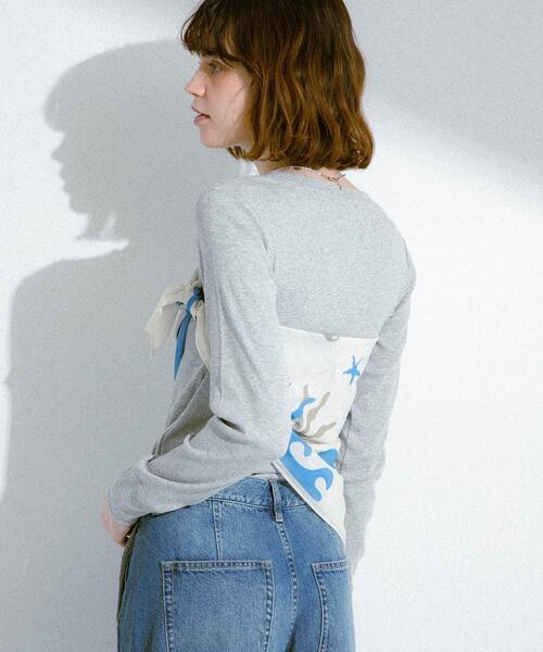URBAN RESEARCH Sonny Label(アーバンリサーチサニーレーベル)の「TOYAMEGコラボスカーフ(バンダナ/スカーフ・レディース・ネイビー/ブラウン/アイボリー・FREE)」の7枚目の写真