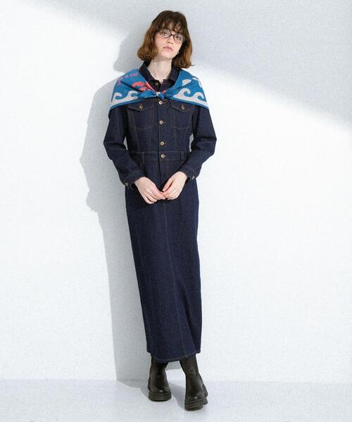 URBAN RESEARCH Sonny Label(アーバンリサーチサニーレーベル)の「TOYAMEGコラボスカーフ(バンダナ/スカーフ・レディース・ネイビー/ブラウン/アイボリー・FREE)」の21枚目の写真