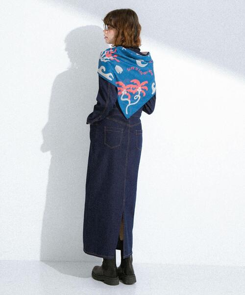 URBAN RESEARCH Sonny Label(アーバンリサーチサニーレーベル)の「TOYAMEGコラボスカーフ(バンダナ/スカーフ・レディース・ネイビー/ブラウン/アイボリー・FREE)」の22枚目の写真