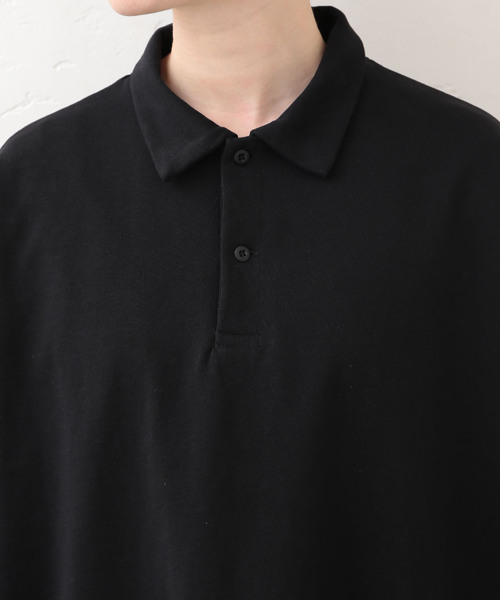 JOURNAL STANDARD LUXE(ジャーナルスタンダード ラックス)の「デラヴェジャージー ポロワンピース(ワンピース・レディース・ブラック・MEDIUM)」の15枚目の写真