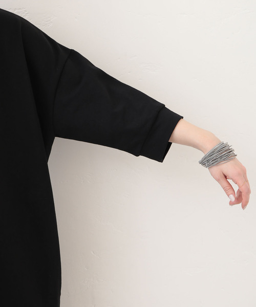 JOURNAL STANDARD LUXE(ジャーナルスタンダード ラックス)の「デラヴェジャージー ポロワンピース(ワンピース・レディース・ブラック・MEDIUM)」の17枚目の写真