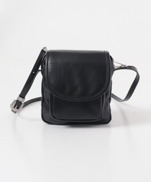 SENSE OF PLACE by URBAN RESEARCH（センスオブプレイスバイアーバンリサーチ）の「スクエアフラップミニショルダー（ショルダーバッグ・メンズ・ブラウン/ブラック・ONE）」の2枚目の写真