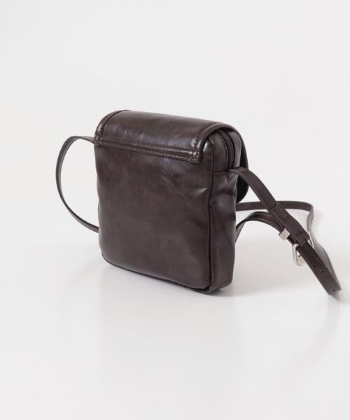 SENSE OF PLACE by URBAN RESEARCH（センスオブプレイスバイアーバンリサーチ）の「スクエアフラップミニショルダー（ショルダーバッグ・メンズ・ブラウン/ブラック・ONE）」の8枚目の写真
