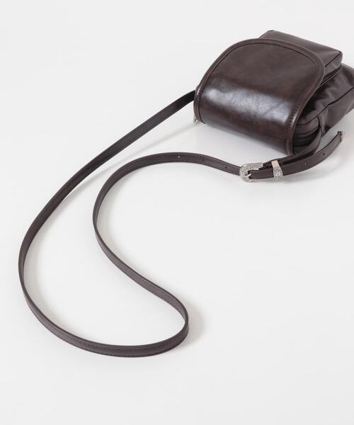 SENSE OF PLACE by URBAN RESEARCH（センスオブプレイスバイアーバンリサーチ）の「スクエアフラップミニショルダー（ショルダーバッグ・メンズ・ブラウン/ブラック・ONE）」の10枚目の写真