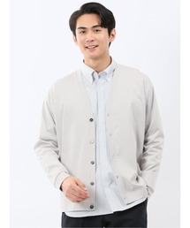 m.f.editorial | 【ストレッチ 接触冷感 抗菌防臭 UVカット】m.f.エディトリアル メンズ シルケットスムス Vネックカーディガン(カーディガン/ボレロ)
