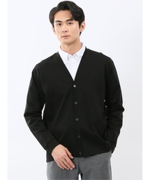 m.f.editorial（エムエフエディトリアル）の「【ストレッチ 接触冷感 抗菌防臭 UVカット】m.f.エディトリアル メンズ シルケットスムス Vネックカーディガン（カーディガン/ボレロ）」