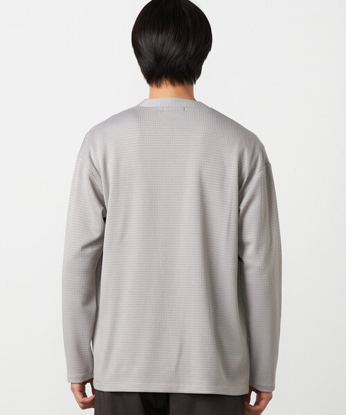 COMME CA ISM（コムサイズム）の「【セットアイテム】ボタンレスカーディガン+Tシャツ（カーディガン/ボレロ・メンズ・グレー/ブラック・LARGE/MEDIUM）」の15枚目の写真