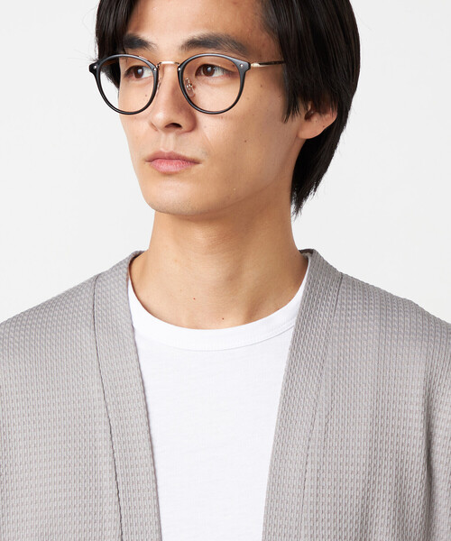 COMME CA ISM（コムサイズム）の「【セットアイテム】ボタンレスカーディガン+Tシャツ（カーディガン/ボレロ・メンズ・グレー/ブラック・LARGE/MEDIUM）」の16枚目の写真