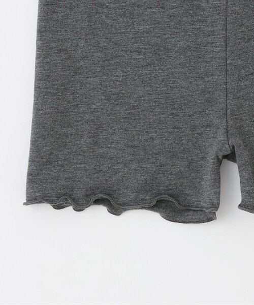 Lycee mine（リセマイン）の「【スクール対応】１分丈レギンス（レギンス/スパッツ・キッズ・トップグレー/ブラック・140cm/120cm/110cm/100cm/130cm/150cm）」の5枚目の写真