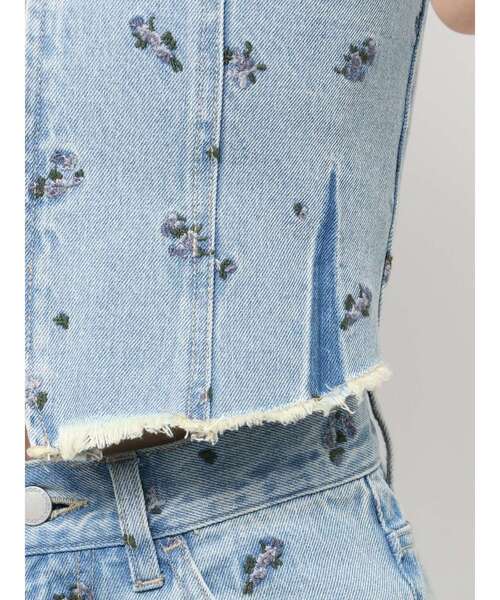 EMODA（エモダ）の「デニムオフショルダートップ（Tシャツ/カットソー・レディース・ライトブルー/ブラウン/インディゴブルー・FREE）」の19枚目の写真