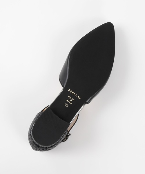 BARCLAY(バークレー)の「BARCLAY(バークレー)異素材セパレートパンプス ブラック(パンプス・レディース・ベージュ/イエロー/ブラック・22cm/22.5cm/23cm/24cm/24.5cm/23.5cm)」の7枚目の写真