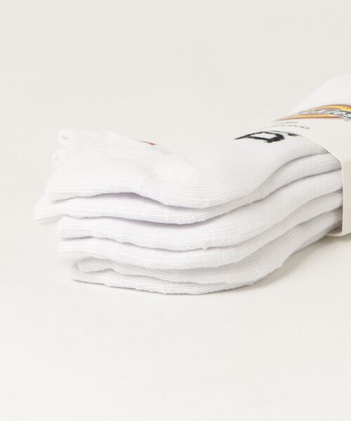 Dickies(ディッキーズ)の「"05"≪Dickies≫3足セット ブランドロゴマーク スニーカーソックス(ソックス/靴下・メンズ・ブラック/オフホワイト・23cm~25cm/25cm~27cm)」の3枚目の写真