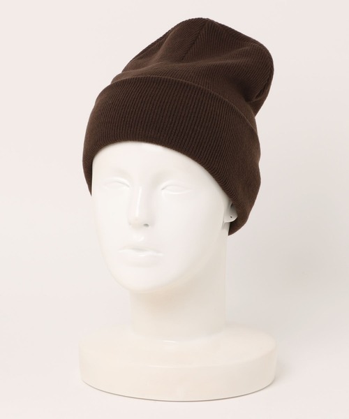 FRUIT OF THE LOOM（フルーツオブザルーム）の「【FRUIT OF THE LOOM】KNIT CAP（ニットキャップ/ビーニー・レディース・グレー/ブラウン・FREE）」の9枚目の写真