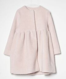 yori ヨリ ウールノーカラーコート オーバーサイズ アイボリー ブランド古着】Yori｜ヨリのジャケット/アウター古着通販 - ZOZOUSED