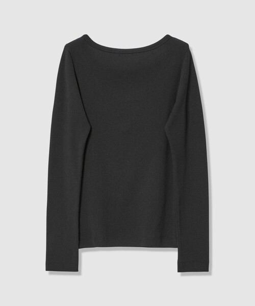 allureville(アルアバイル)の「テレコヘンリーネックプルオーバー(Tシャツ/カットソー・レディース・ホワイト/ブラック/サックスブルー・2)」の18枚目の写真