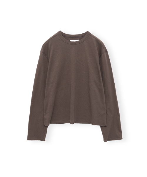 BROWNYARD(ブラウンヤード)の「カットオフロングスリーブ、ブラウン(Tシャツ/カットソー・メンズ・その他・6/5/3/4)」の1枚目の写真